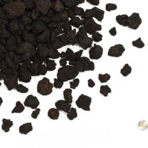 1/2" - 1 1/2" Black Lava Nugget